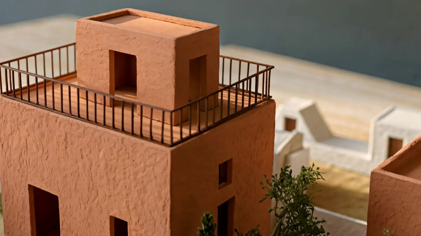 Torre terracota da maquete